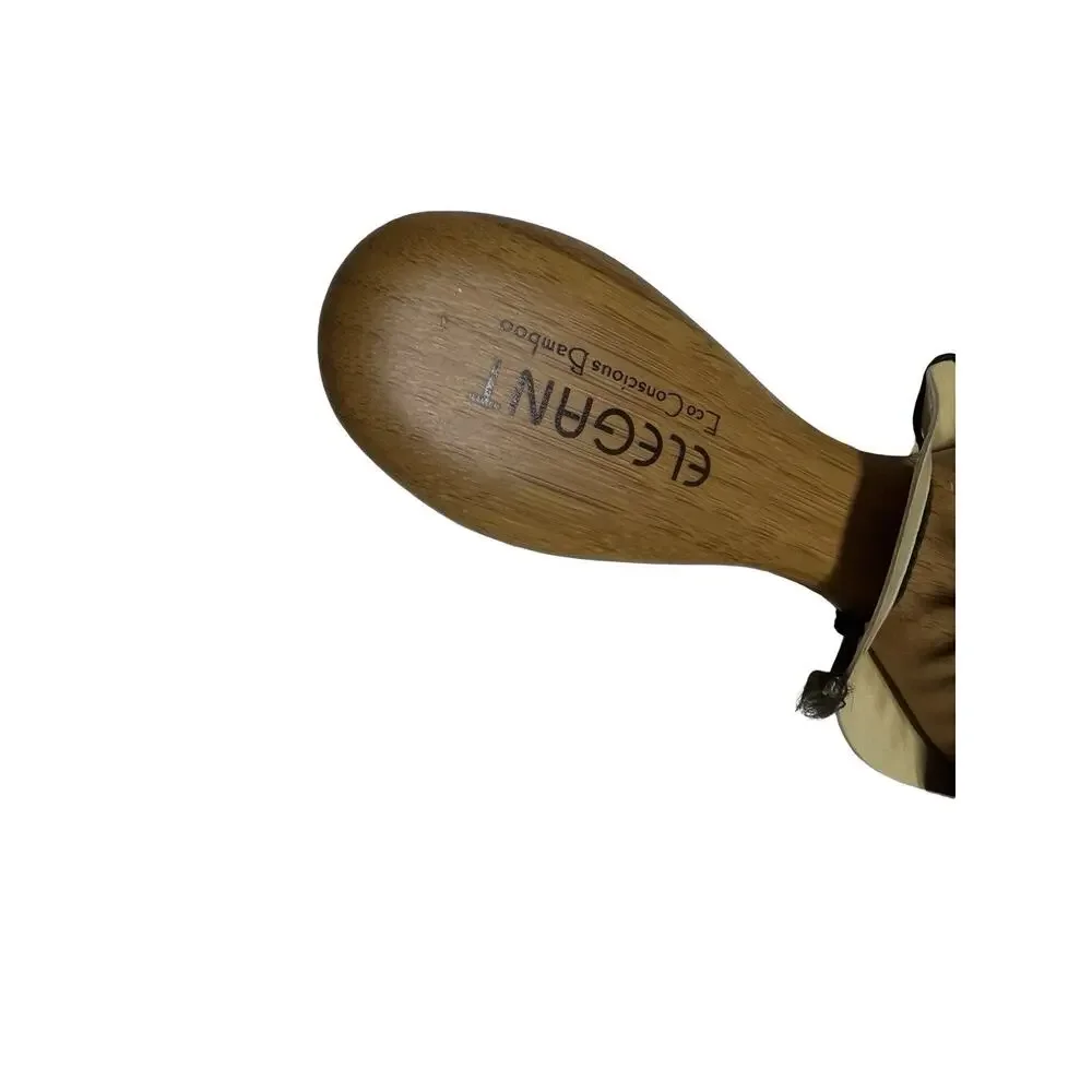 Elegant Eco Conscious Bamboo Oval Pure Boar for Normal to Fine Hair Brush